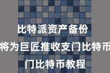 比特派资产备份 咱们将为巨匠推收支门比特币教程