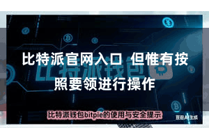 比特派官网入口  但惟有按照要领进行操作
